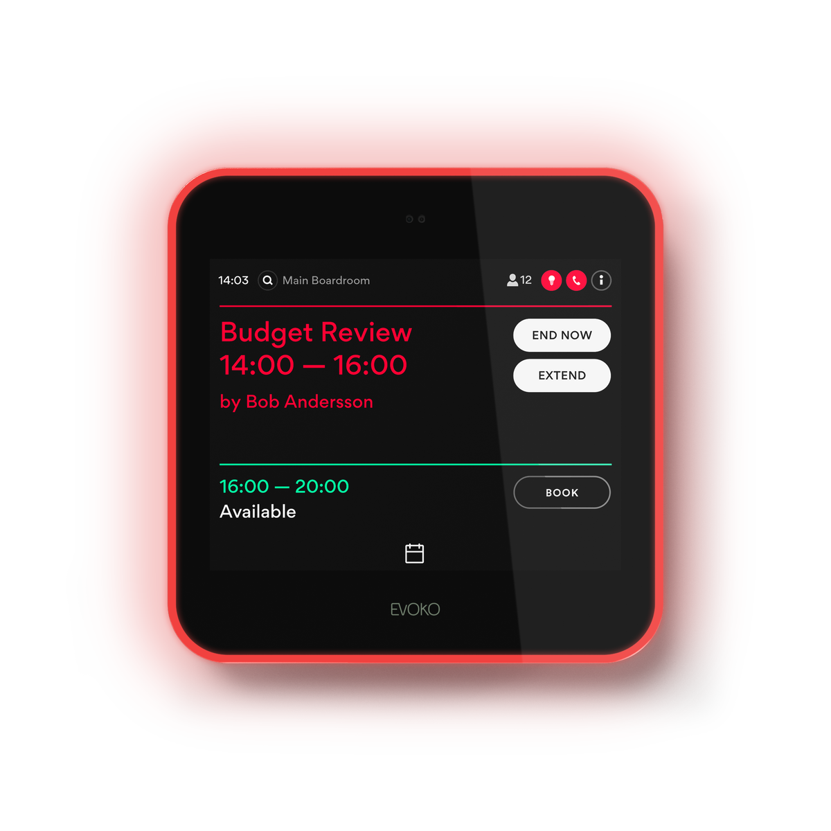 Evoko Liso Room Manager – Biamp